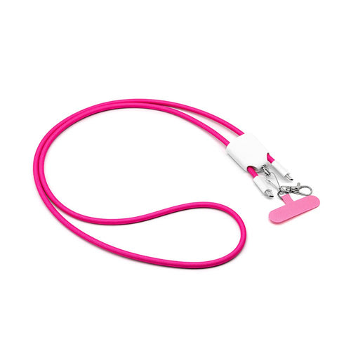 Câble USB 4‑en‑1 avec Lanière – Charge Rapide 60W & Tour de Cou - Chargeurie