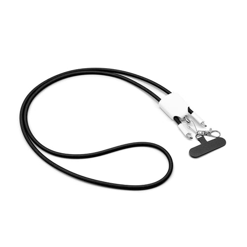 Câble USB 4‑en‑1 avec Lanière – Charge Rapide 60W & Tour de Cou - Chargeurie